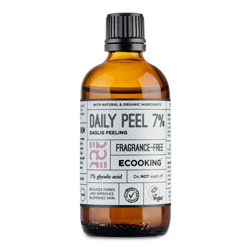 Ecooking Daily Peel 7 % Fragrence Free 100 ml Hos parfumerihamoghende.dk 