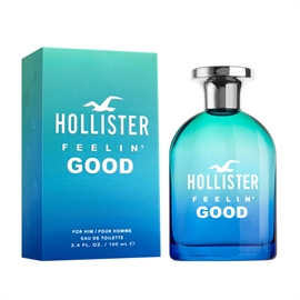 Hollister Feelin Good For Him Edt 100 ml  hos parfumerihamoghende.dk 