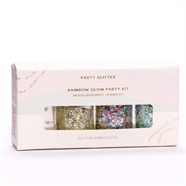 Eco Lovers Rainbow Glow Party Kit 24 ml  hos parfumerihamoghende.dk 