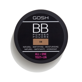 Gosh BB Powder08 Chestnut hos parfumerihamoghende.dk 