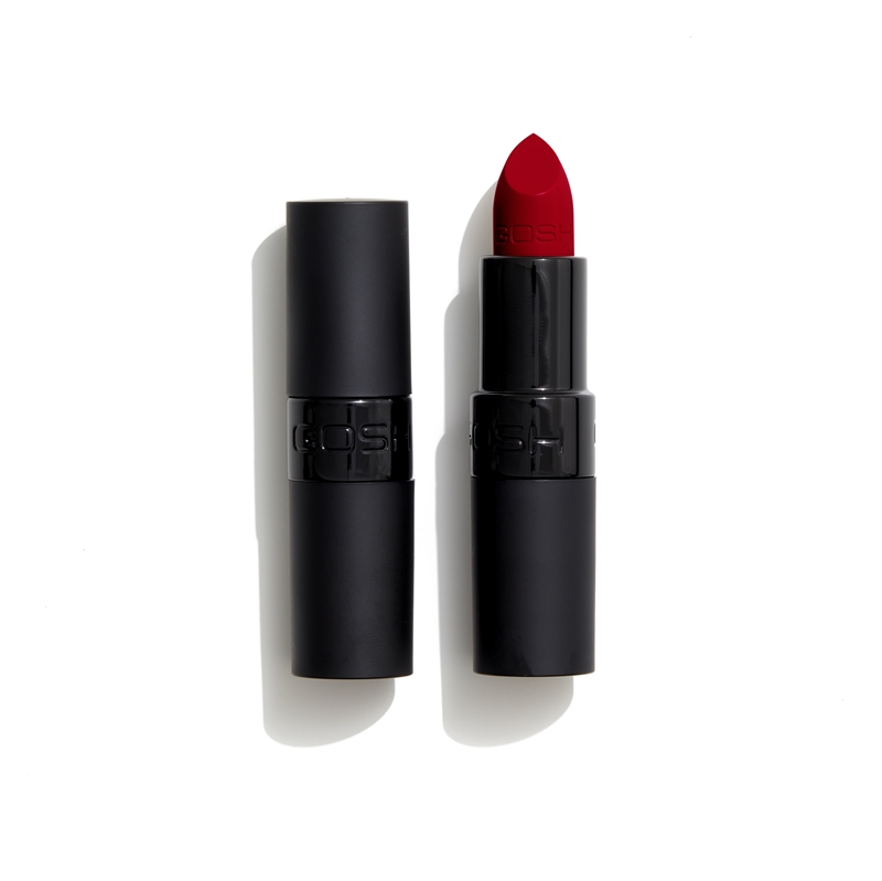 Gosh Velvet Touch Lipstick 005 Matt Classic Red hos parfumerihamoghende.dk 