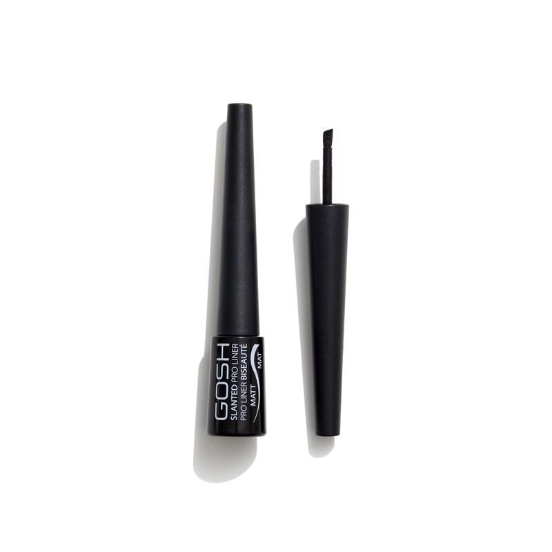 Gosh Slanted Pro Liner 002 Matt Black hos parfumerihamoghende.dk 