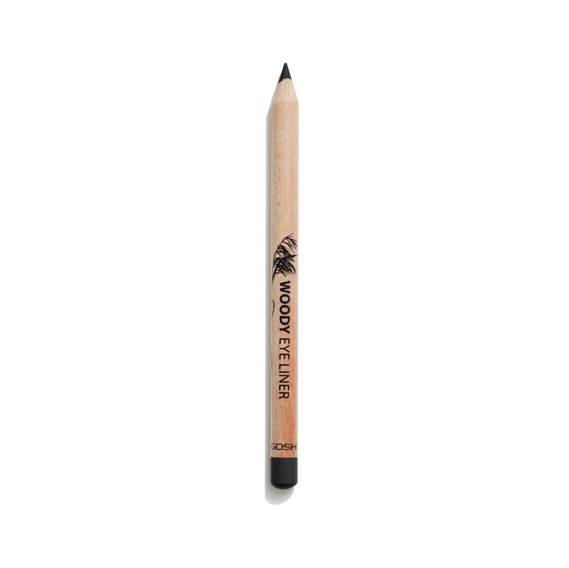 Gosh Woody Eye Liner 001 Ebony black hos parfumerihamoghende.dk 