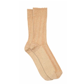 mp Denmark Julia Glitter Socks - Golden Tan 37/39 hos parfumerihamoghende.dk 