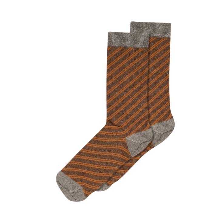 mp Denmark Else Glitter Socks - Dark Brown 40/42 hos parfumerihamoghende.dk 