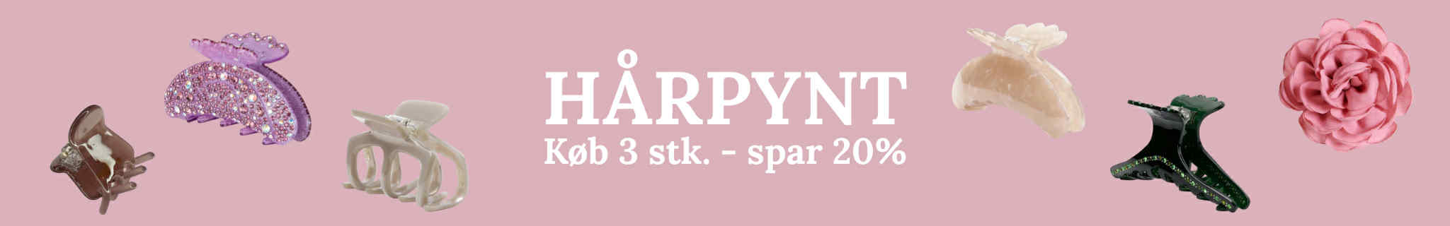 Hårpynt 3 stk -20%