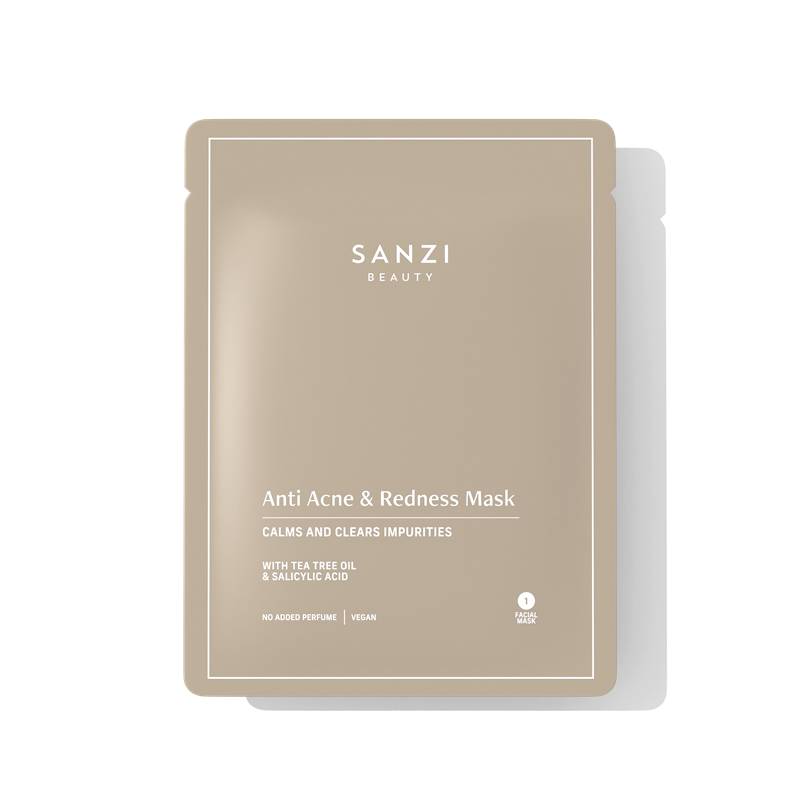 Sanzi Beauty Anti Acne & Redness Mask 25 ml hos parfumerihamoghende.dk 