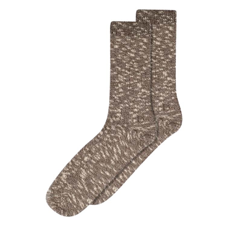 mp Denmark Karen Socks 37/39 - Brown Melange hos parfumerihamoghende.dk 