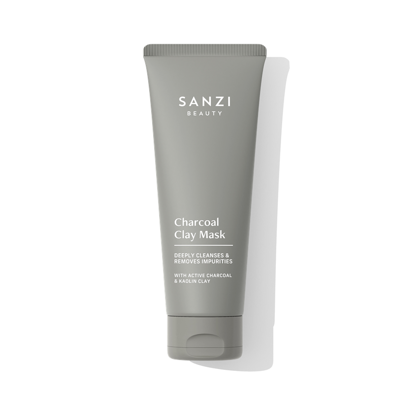 Sanzi Beauty Charcoal Clay Mask 100 ml hos parfumerihamoghende.dk 