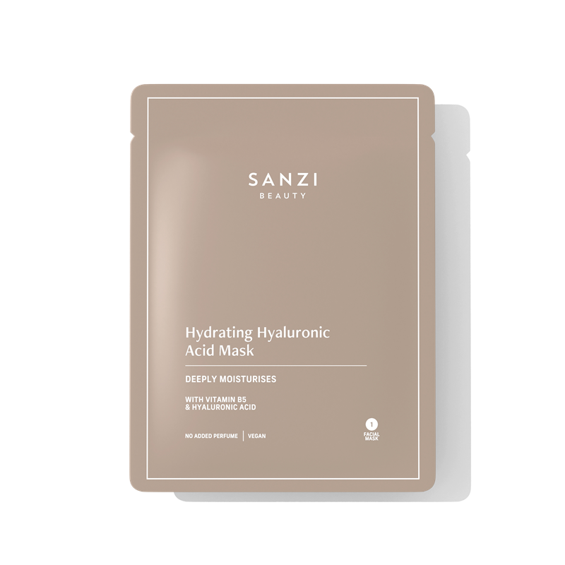 Sanzi Beauty Hydrating Hyaluronic Acid Mask 25 ml hos parfumerihamoghende.dk 