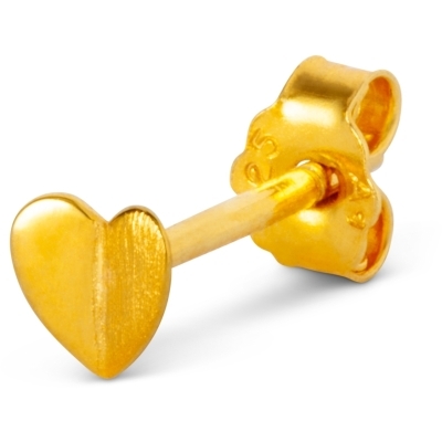 LULU Copenhagen Heart Wings Earring 1 stk - Gold plated hos parfumerihamoghende.dk 