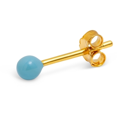 LULU Copenhagen Color Ball Earring 1 pcs - Light Blue