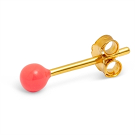 LULU Copenhagen Color Ball Earring 1 pcs - Orange