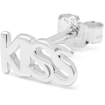 LULU Copenhagen Word Kiss Earring 1 pcs - Silver