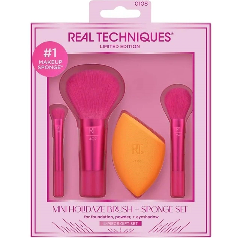 Real Techniques Mini Holidaze Brush + Sponge Set