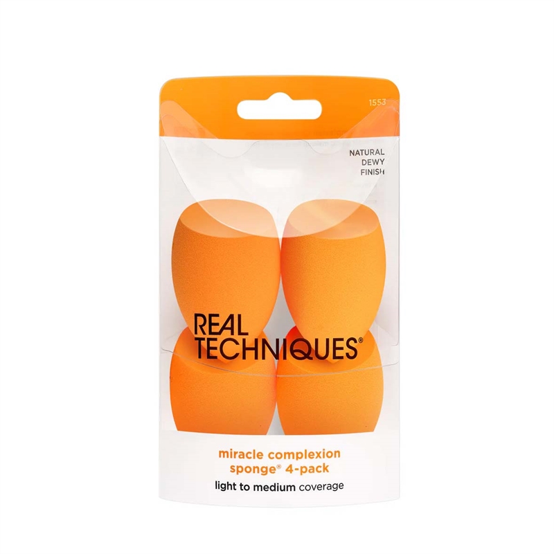 Real Techniques 4 Miracle Complexion Sponges hos parfumerihamoghende.dk 