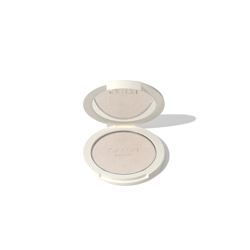 Sanzi Powder Highlighter Pearly Champagne hos parfumerihamoghende.dk 