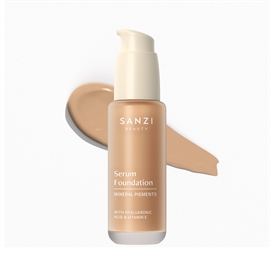 Sanzi Serum Foundation 06 Medium Neutral Warm Golden hos parfumerihamoghende.dk 