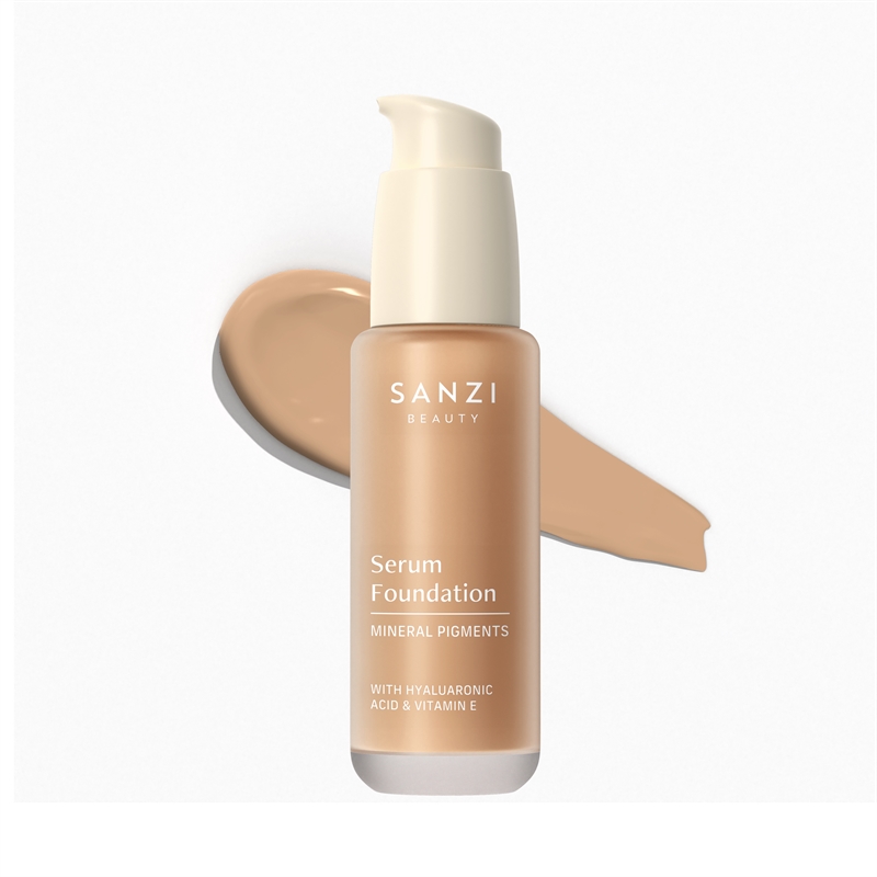 Sanzi Serum Foundation 06 Medium Neutral Warm Golden hos parfumerihamoghende.dk 