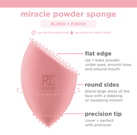 Real Techniques Miracle Powder Sponge hos parfumerihamoghende.dk 